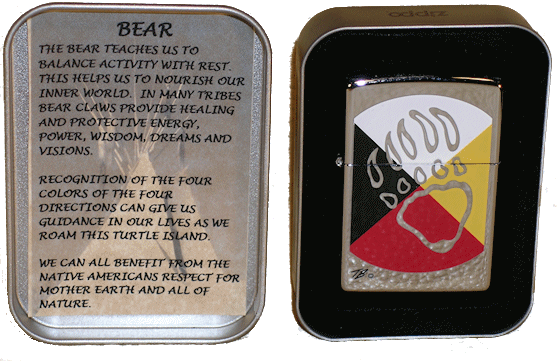 Bear Paw Collector's Edition Zippo Lighter
